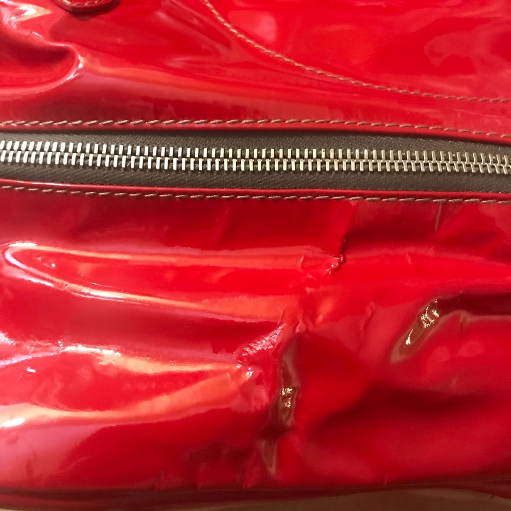 💕 Authentic FURLA REd Patent Leather- Rare 🌹💕 - Picture 13 of 13